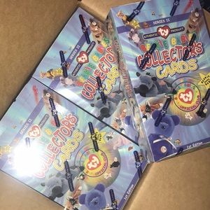 Beanie babies collectors cards